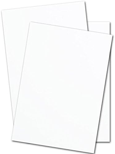 Heavy White Card Stock - 17" x 11" Premium 80 Lb. Cover Super Smooth - Great for Printing (250 Sheets)