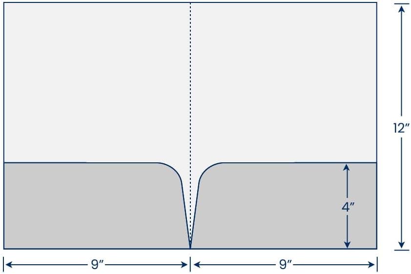 JAM PAPER Custom Printed Semi-Gloss Folders with Round Corner Pockets - Personalized Logo & Text - 12pt C1S - White - 100/Pack