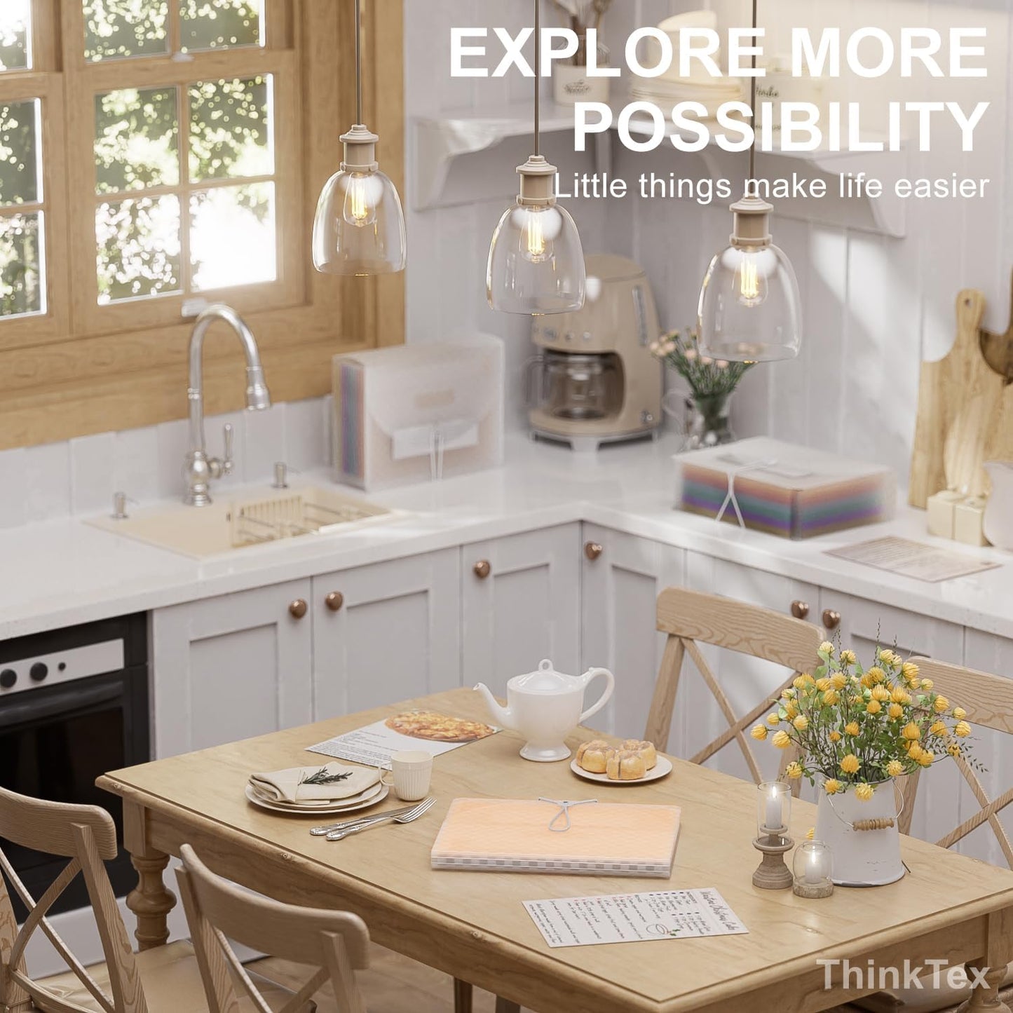 ThinkTex Accordion File Organizer, 12 - Pocket Expanding File Folders for Paper Receipts, Bills&Taxes Organizer, Letter/A4 Size Document Holder for School, Office, Home with Colorful tabs-Orange