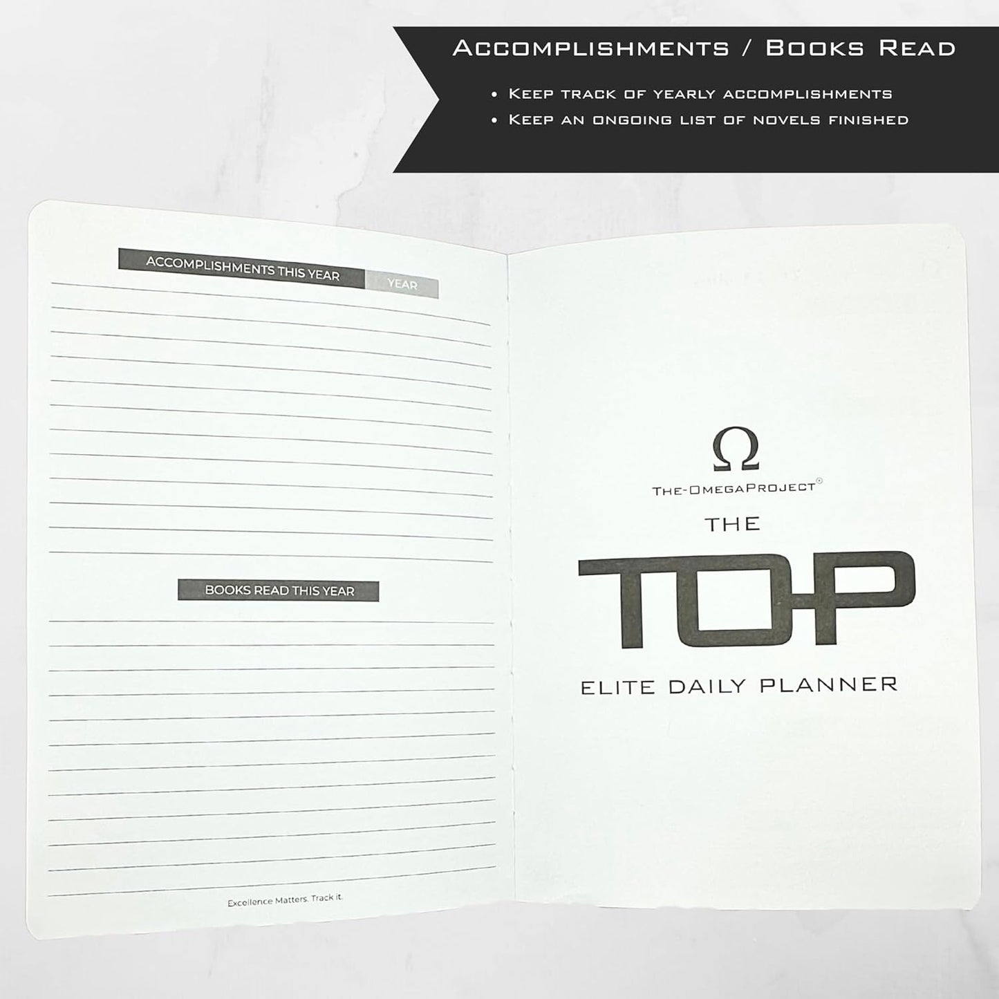 TOP Elite Daily Planner 2025 – Best Daily Organizer for Productivity, Time Management, Goal Setting & Academic Success – Veteran Made