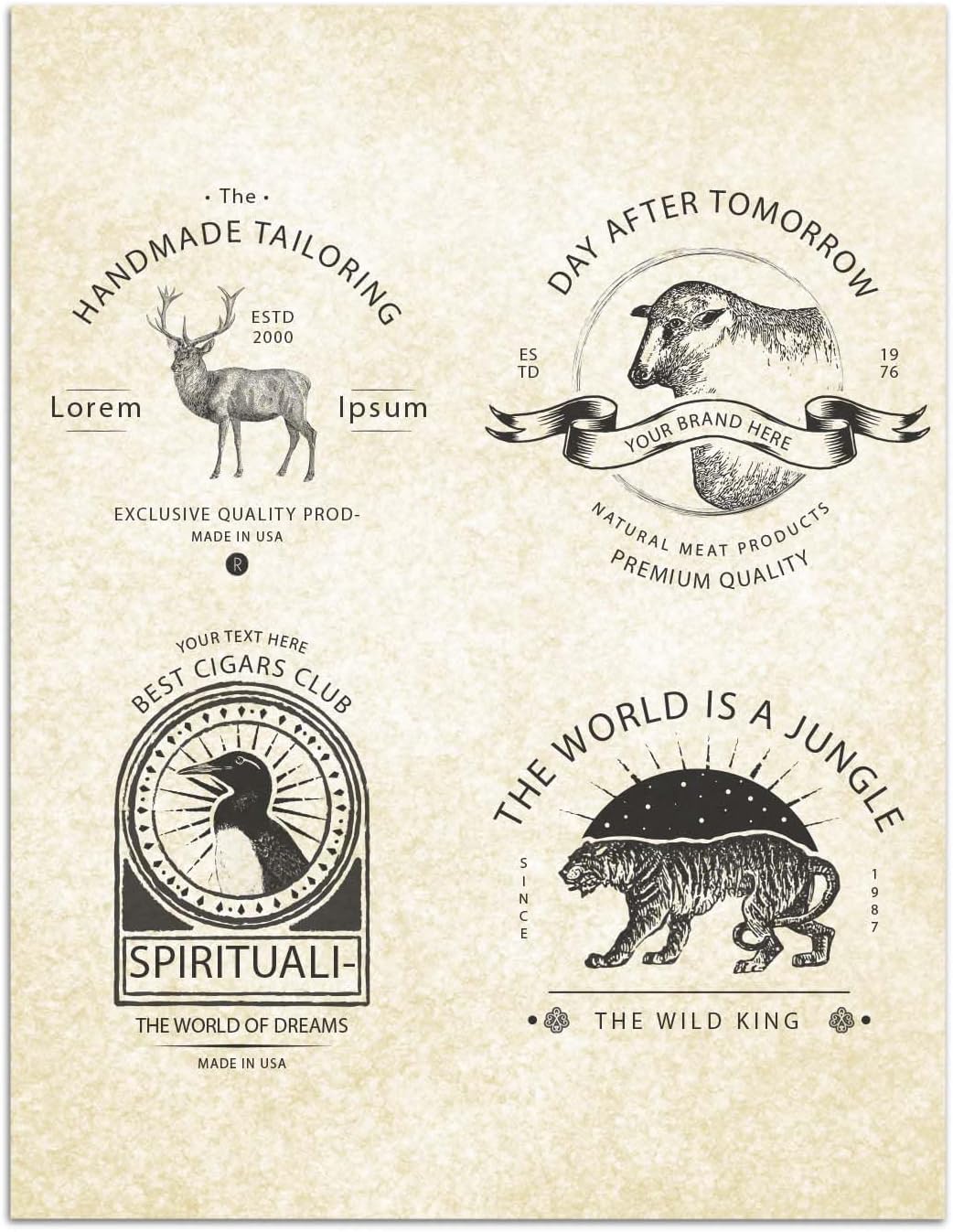 (2 Pack)Parchment Paper for Certificates - Stationary Paper for Resumes, Diplomas, Letter Size Certificate Paper, 200 Sheets Double-Sided Diploma Paper, 100gsm, 8.5" x 11" Parchment Paper for Printing