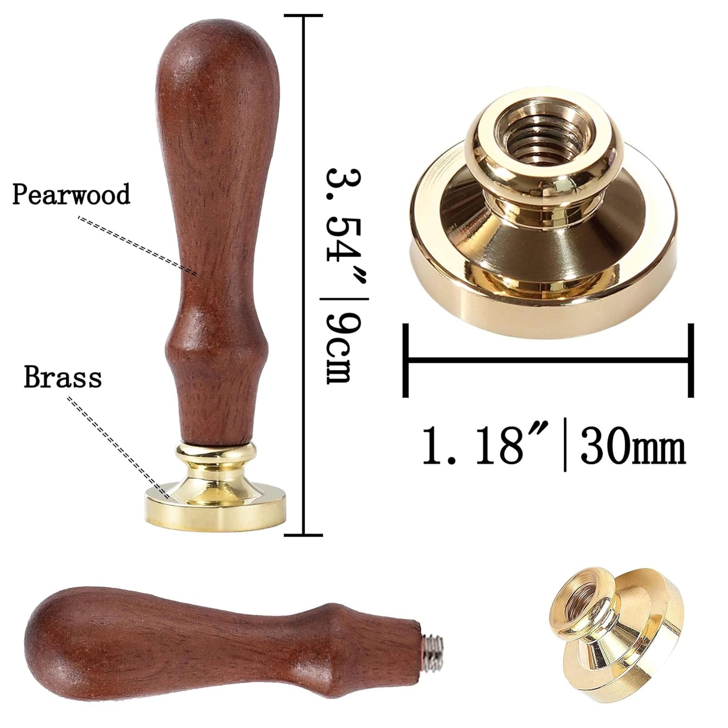 Sea Shell Wax Seal Stamp - Octopus Tentacle Brass Sealing Wax Stamp 1.18 Inch/30mm Marine Animals Wax Seal Head for Envelopes Letters Handicraft DIY and Creative Gifts