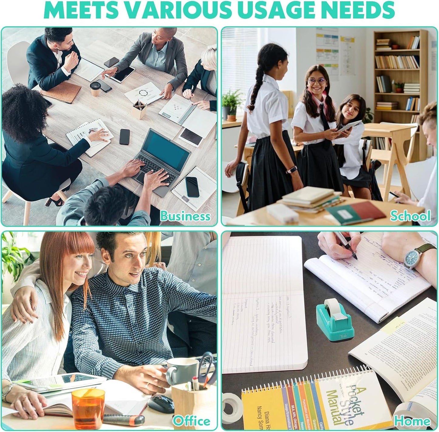 50 Pcs Plastic Binding Combs 1/2" Diameter 30 Ring Comb Binding Spines for Document Organization-85 Sheet Capacity(Multi-Color)