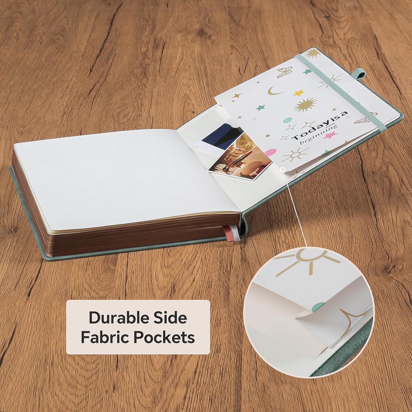 ZXHQ A5 360 Pages Lined Journaling Notebooks with Pen, Journals for Women Men, Tree of Life Design, Fine Inner Pocket - Grey