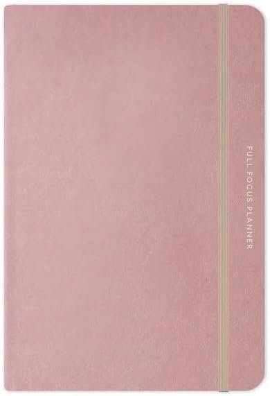 Full Focus Blush Vegan Leather Planner by Michael Hyatt - The #1 Daily Planner to Set Annual Goals, Increase Focus, Eliminate Overwhelm, and Achieve Your Biggest Goals - Hardcover