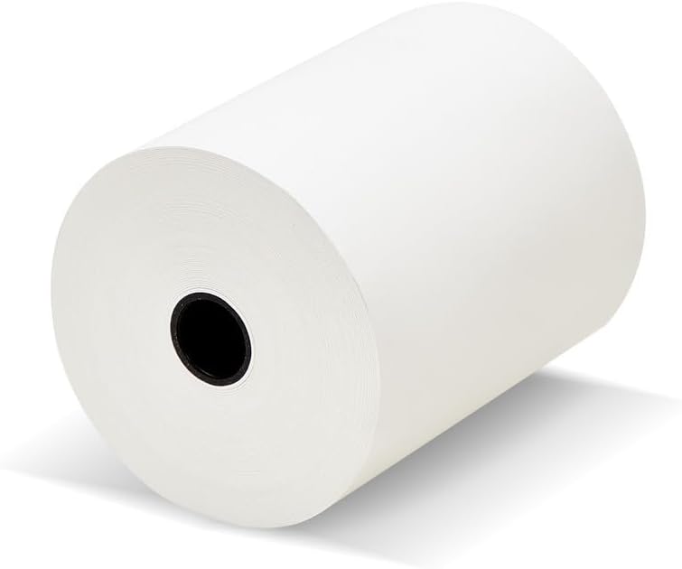 (50 Rolls) 3 1/8 x 230 Thermal Paper Receipt Rolls (55 GSM - Honeycomb Core) Fits All POS Cash Registers Printers, Clover Square Stations, Star Micronics SCP700, TSP100 BPA Free -ShopSmart Online