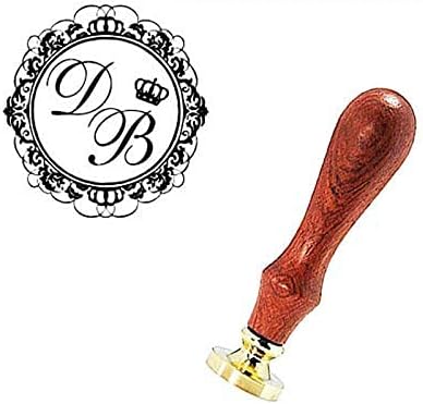 YGHM Vintage Custom Seal Wax Stamp - Personalized Logo/Image Design, Perfect for Wedding Invitations, Envelopes & Hand Crafts