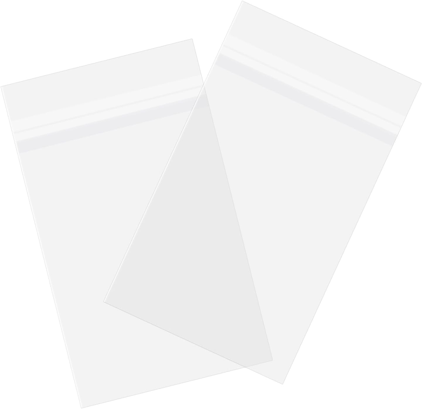 AUEAR, 4"x6" (100 Pack) Clear Plastic Sleeves - Acid Free 1.6Mil Crystal Resealable Bags -Fit for 4X6 Prints, Photos, A1 Cards, Envelopes