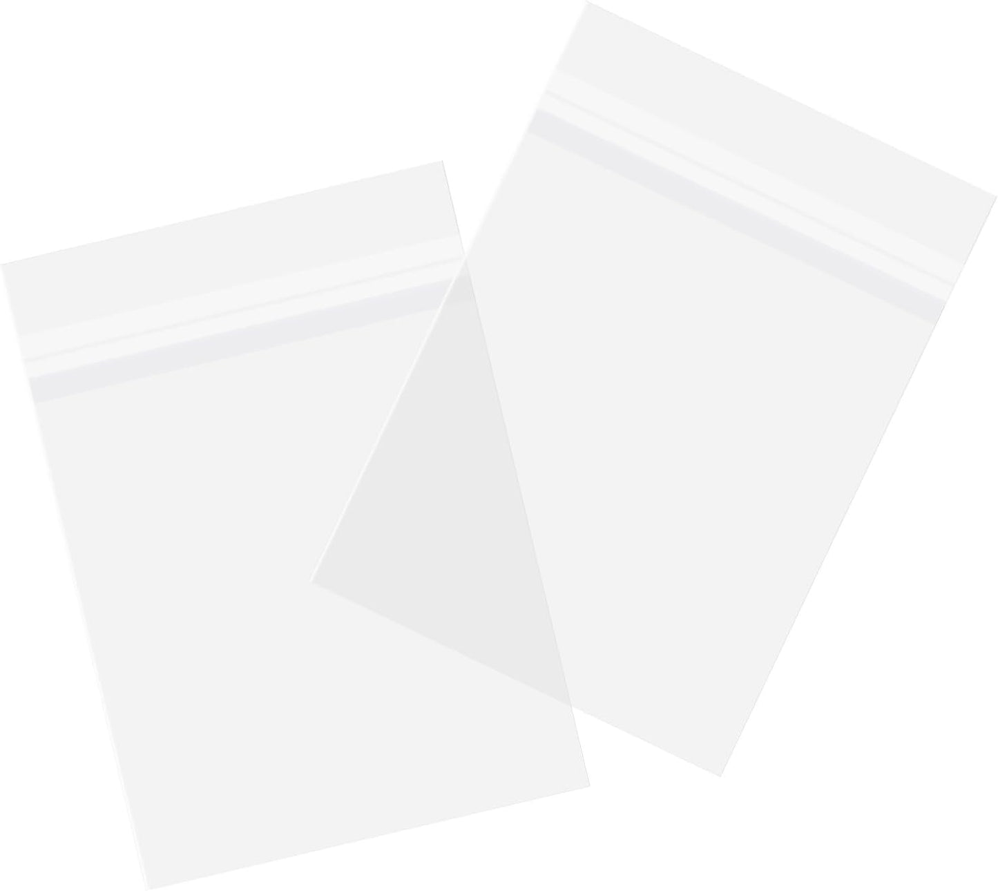 AUEAR, 9"x11" (100 Pack) Clear Plastic Sleeves - Acid Free 1.6Mil Crystal Resealable Bags -Fit for 8.5x11 Photos, Art Prints, Pictures, Papers