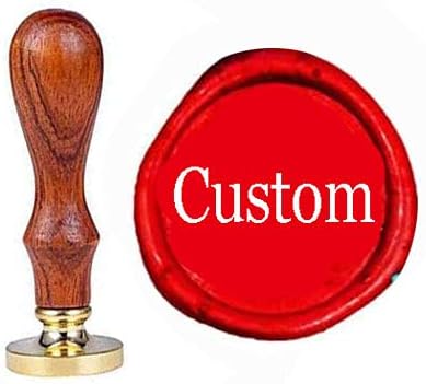 YGHM Vintage Custom Seal Wax Stamp - Personalized Logo/Image Design, Perfect for Wedding Invitations, Envelopes & Hand Crafts
