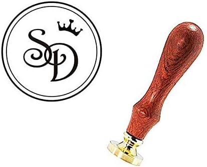 YGHM Vintage Custom Seal Wax Stamp - Personalized Logo/Image Design, Perfect for Wedding Invitations, Envelopes & Hand Crafts
