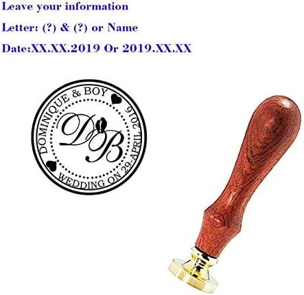 YGHM Custom Sealing Wax Stamp Logo Personalized Image Custom Sealing Wax Seal Stamp Wedding Invitation Vintage Stamp Custom