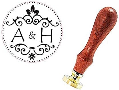 YGHM Vintage Custom Seal Wax Stamp - Personalized Logo/Image Design, Perfect for Wedding Invitations, Envelopes & Hand Crafts