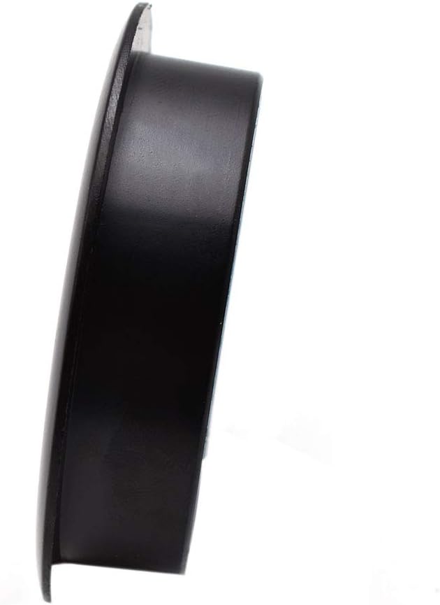 2-3/8 Inch(60mm) Zinc Alloy Desk Hole Cover Grommets Black Wire Cord Cable Organizer for Computer Desk Cabinet