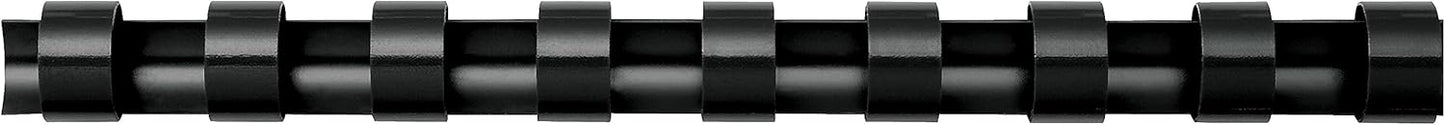 Fellowes Plastic Binding Comb 3/8" Black, 100Pack