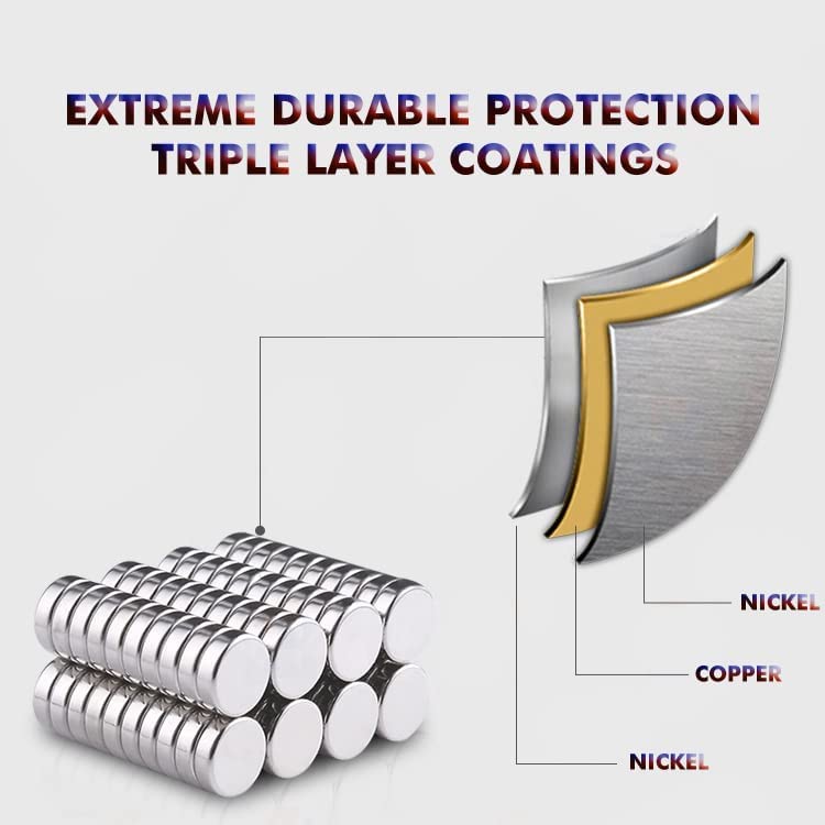 Round Thin Disc Magnets 12x1mm - Magnetic Sticker Craft Scrapbook Fastener Office Holder Circular Slim 1/2x1/32 Magnet Discs (100 Pack)