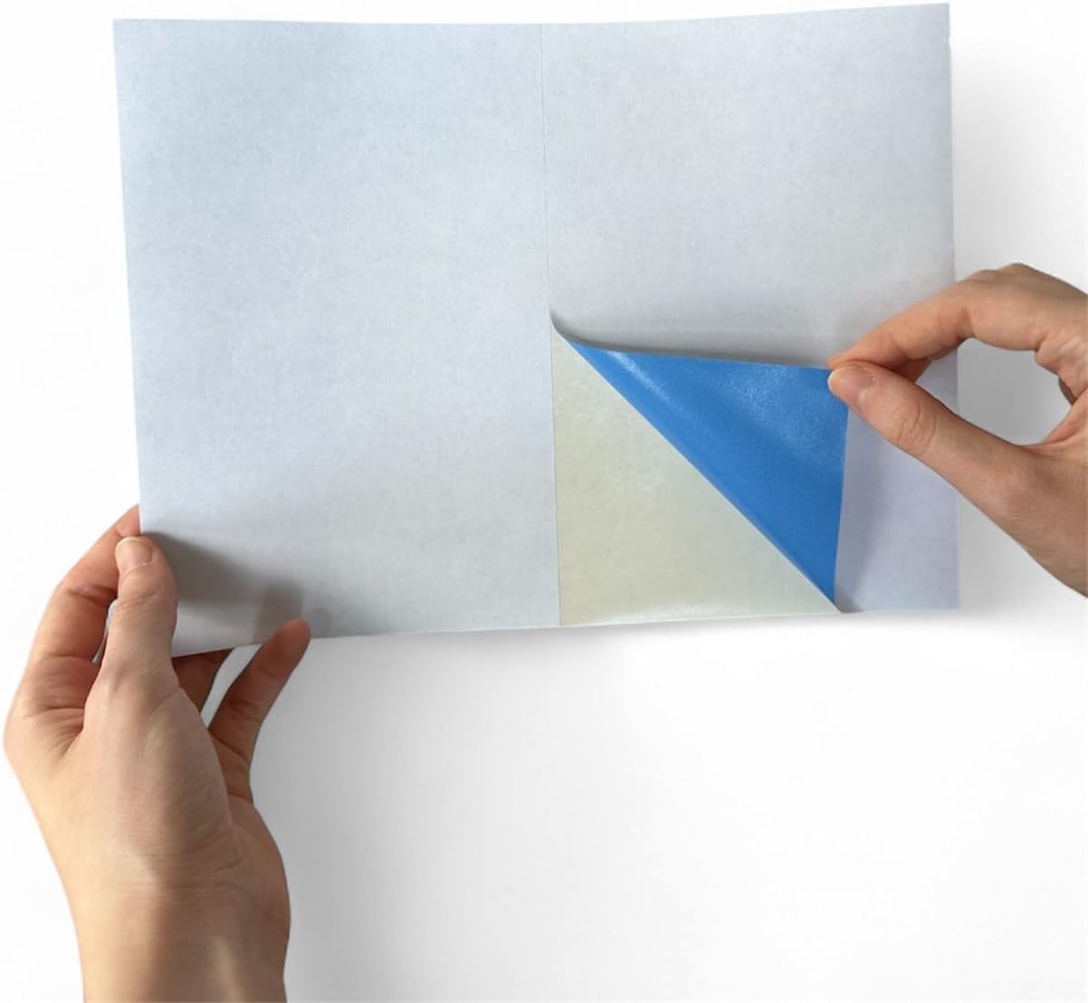 High-Opacity Blockout Shipping Labels – Half Sheet 5.5" x 8.5" – Cover Old Barcodes & Addresses – Laser & Inkjet Printable – Bulk Pack (100 Sheets/ 200 Labels)