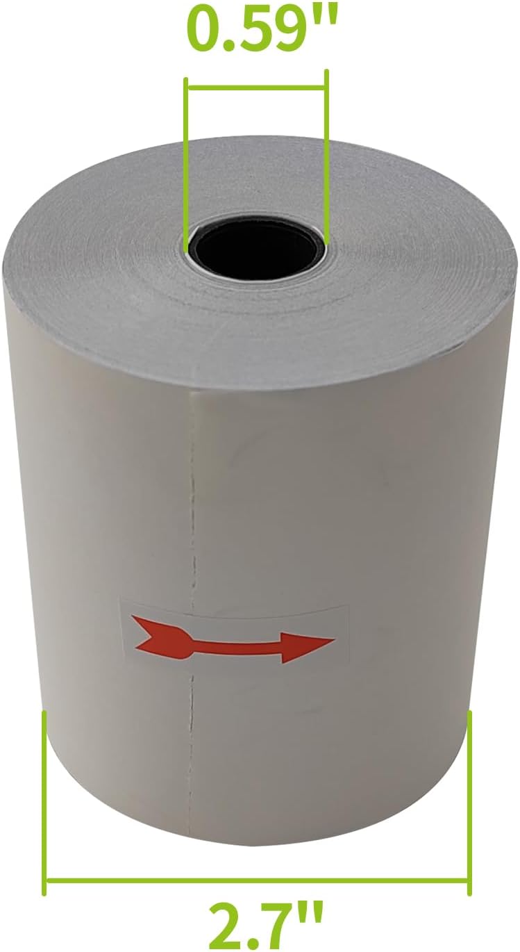 (32 Rolls) 2-Ply Carbonless 3" x 95' White/Yellow Receipt Paper for Restaurants & POS Cash Registers | Compatible with Star Micronics SP700, SP2000, UP389, Omni 480, TMU 220, TMU 250, and More