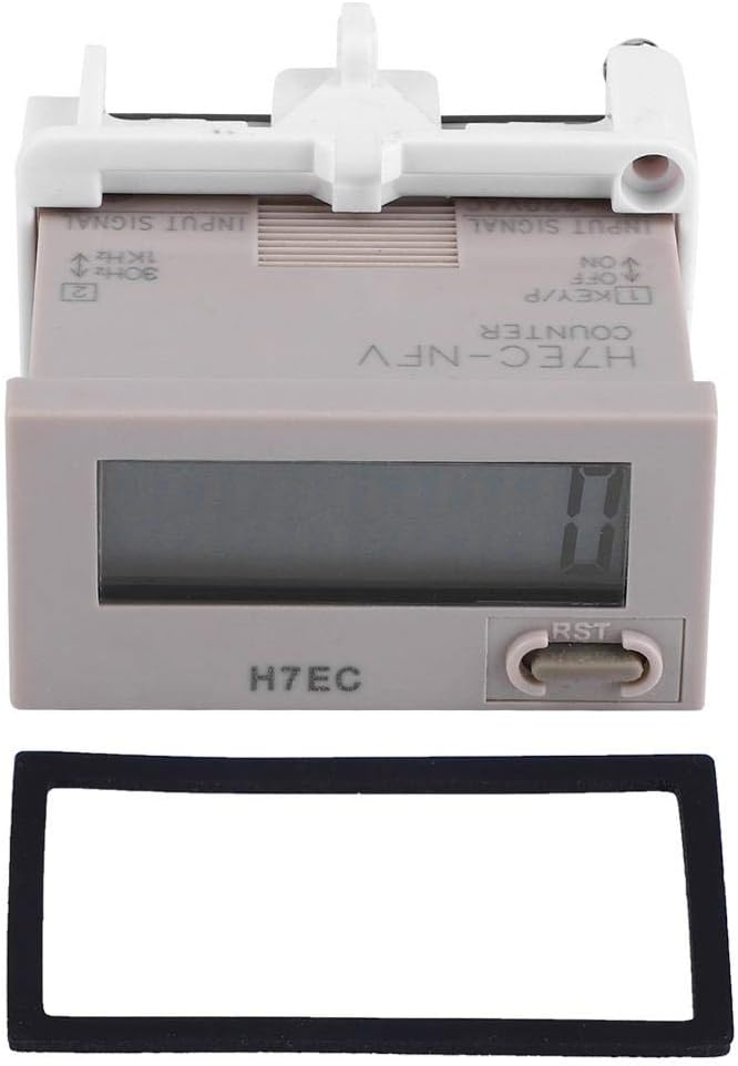 H7EC NFV Electronic Counter AC 110-220V Digital Electrical Counter Totalizer with 8 Digit LCD Display