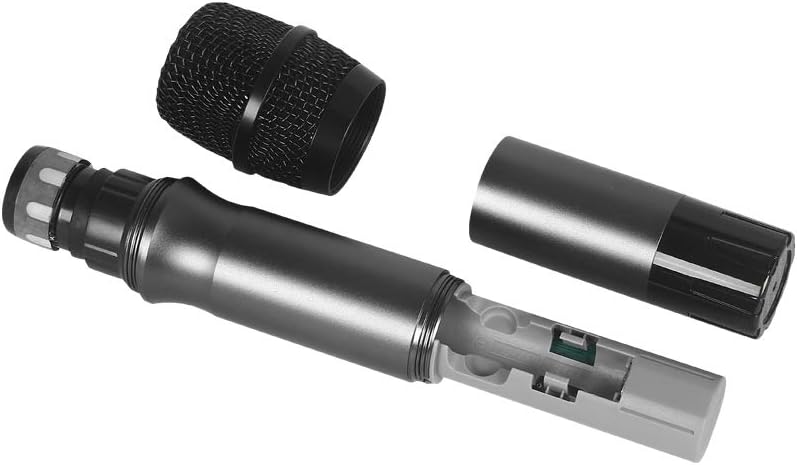 Wireless Microphone System Frequency A 8 Channel Microphone UHF 4 Handheld Mic 4 Headset 4 Lavalier Bodypack 4 Lapel Mic Karaoke System Church Speaking Conference Wedding Party Ktv