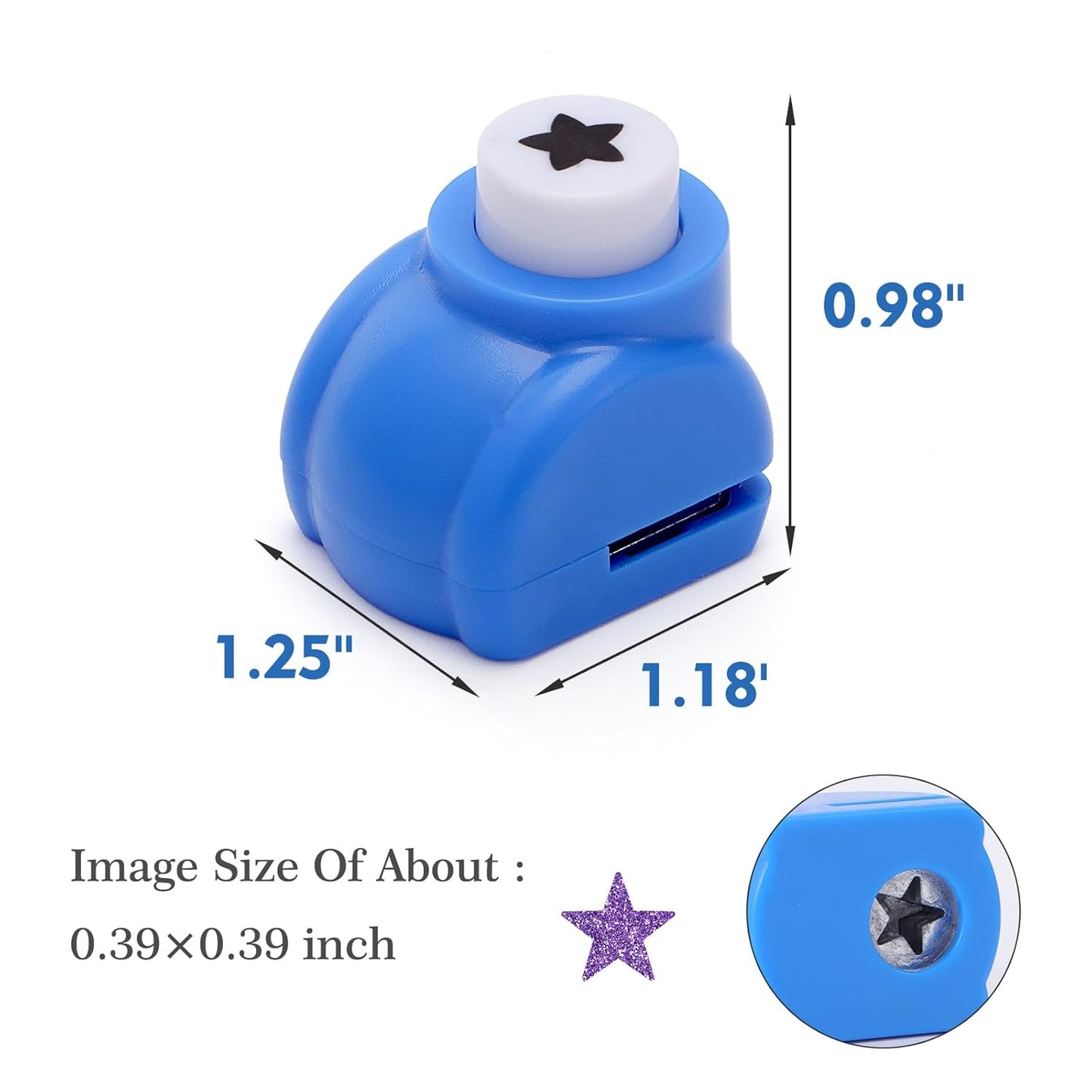 Craft Punches 36 Pack, Hole Punch Shapes 36 Patterns, Craft Hole Punch Shapes, Shape Paper Punch Set for DIY Crafting Scrapbooking Nail Art Craft Punchers Supplies