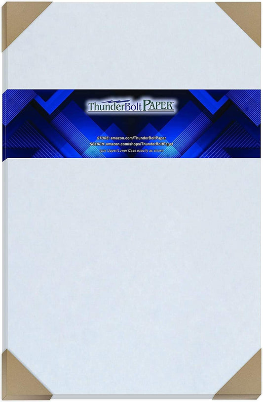 25 Blue Parchment 65lb Cover Weight Paper 11 X 17 Inches Cardstock Colored Sheets Tabloid|Ledger Size -Printable Old Parchment Semblance