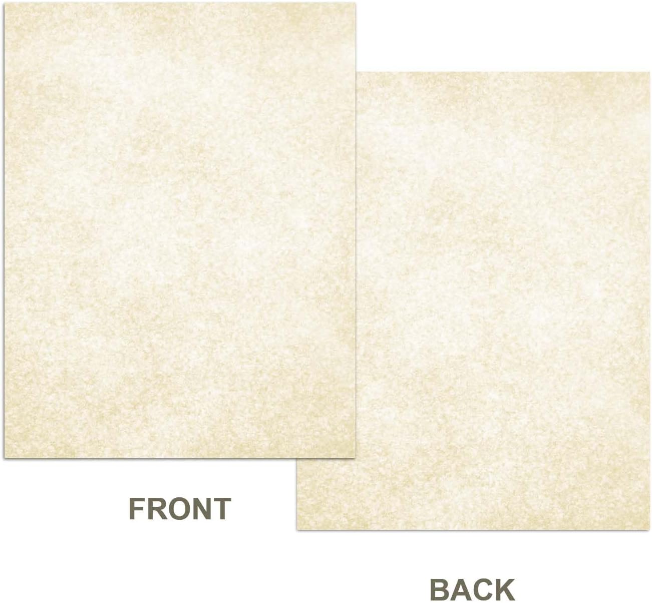 (2 Pack)Parchment Paper for Certificates - Stationary Paper for Resumes, Diplomas, Letter Size Certificate Paper, 200 Sheets Double-Sided Diploma Paper, 100gsm, 8.5" x 11" Parchment Paper for Printing