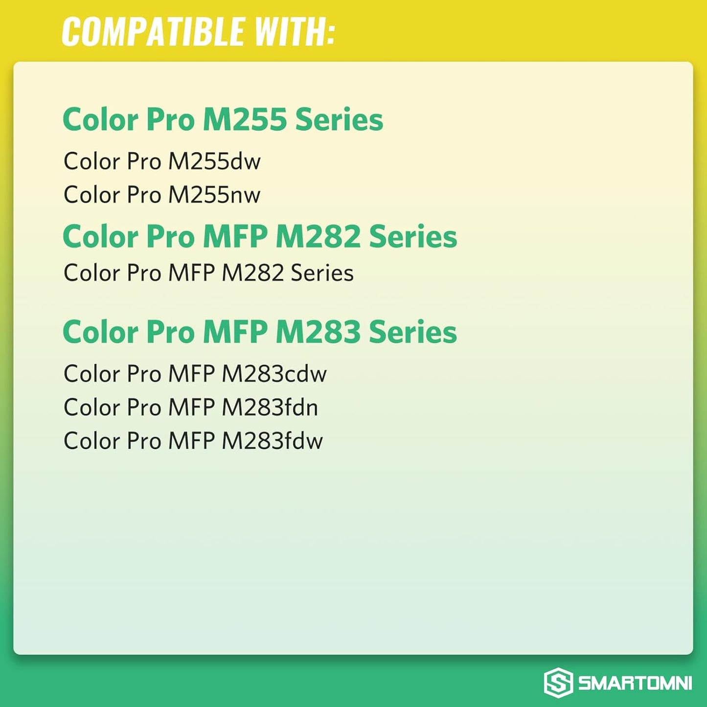 206A Toner Cartridges Black (with Chip) Works with HP Color Pro MFP M283fdw M283cdw, Pro M255dw M255nw, MFP M282nw M283 M282 M255 Printer | W2110A 206X W2110X, Pack of 2
