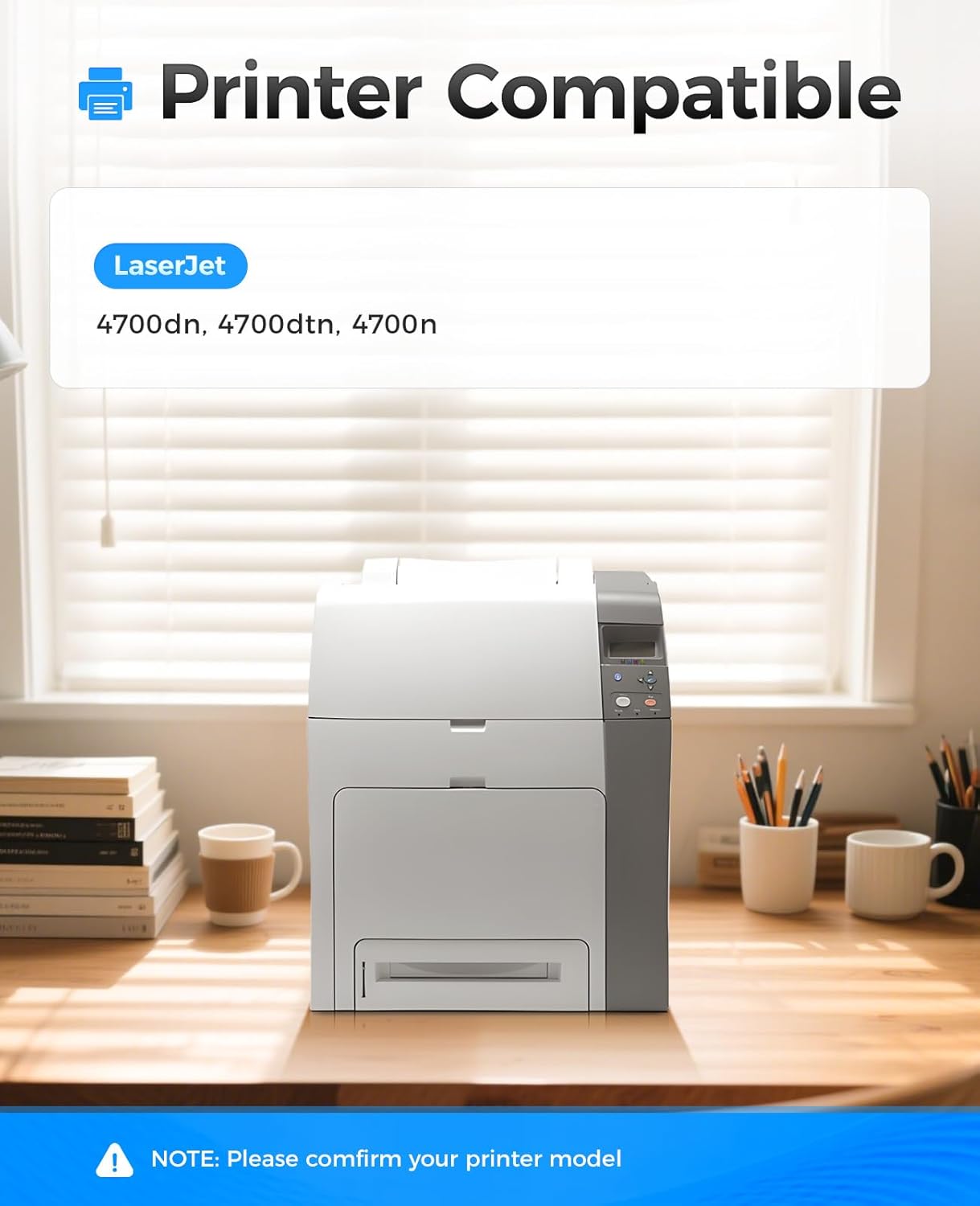 643A Toner Cartridge Set 4-Pack with Chip High Yield Replacement for HP 643A Q5950A Q5951A Q5952A Q5953A Compatible with HP Color Laserjet 4700dn 4700dtn 4700n Printer Ink (Black Cyan Yellow Magenta