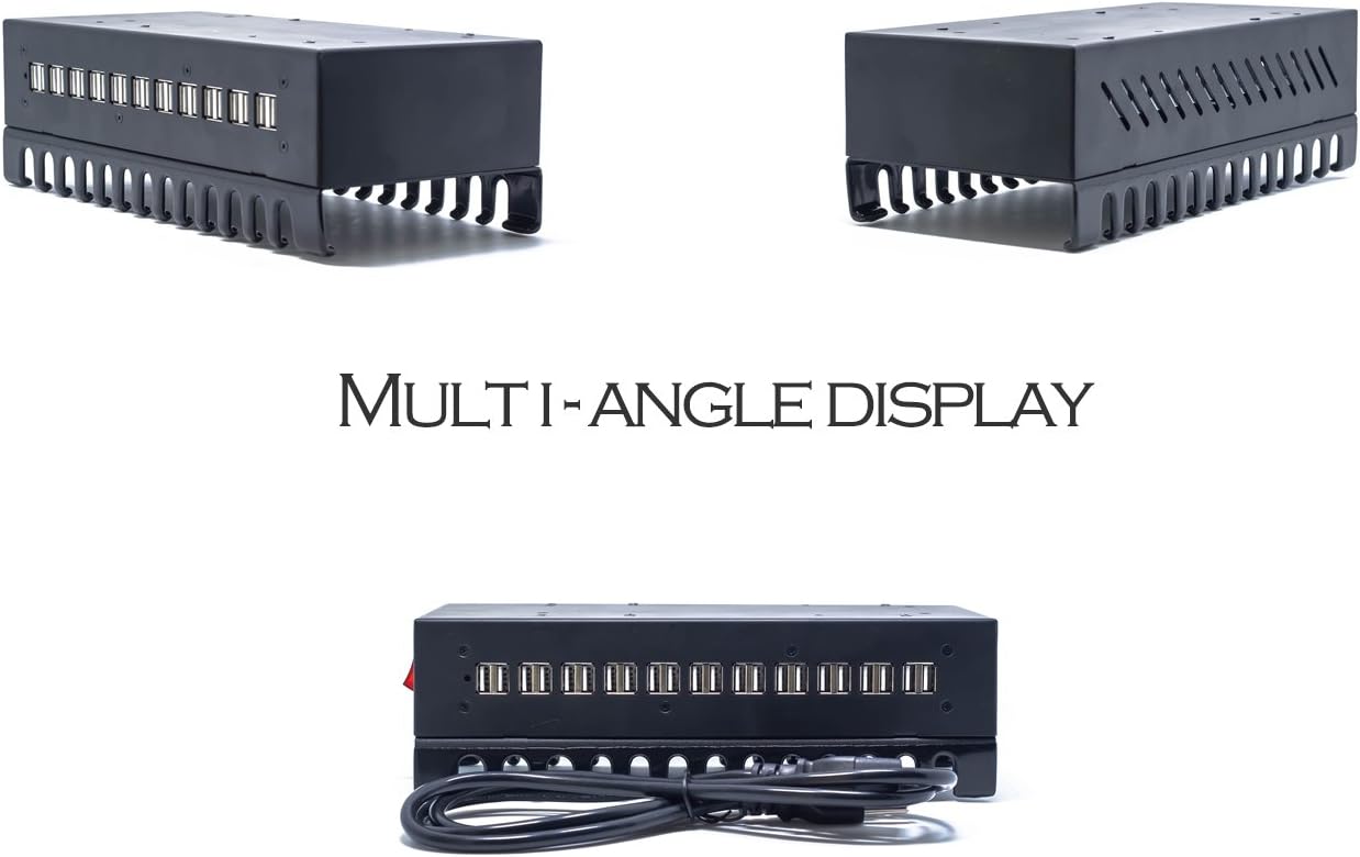 Multiport USB Charging Station for Party, 2023 New Stytle 22-Ports Charging Station for Multiple Smart Devices, Noninterference Multiport Desktop Charger for School Office Hotel Shopping Malls