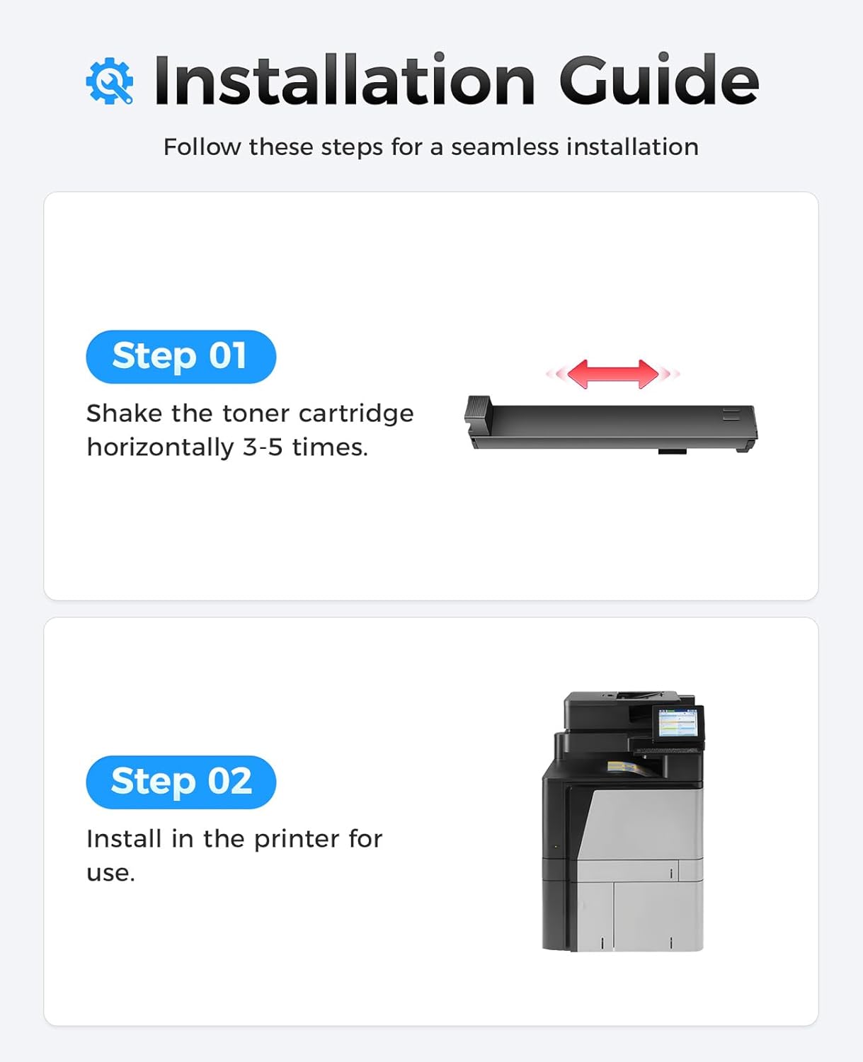 827A Toner Cartridges Set 4-Pack High Yield Replacement for HP 827A CF300A CF301A CF302A CF303A Use with Color Laserjet Enterprise Flow MFP M880z M880z+ M880z+NFC Managed Flow M880zm Printer Ink