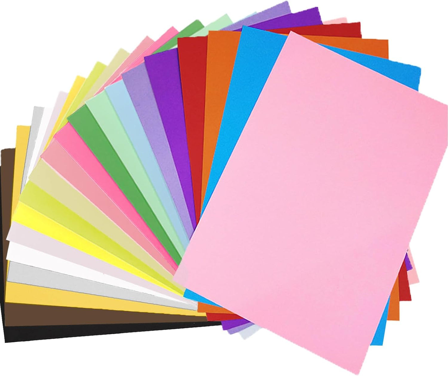 Colored Lightweight Construction Paper - A4 Origami Paper 200 Sheets Colored Paper, 20 Colors Colored Printer Paper Copy Paper, 8.3" X 11.7" Multipurpose Colored 70GSM for DIY Kids Art Craft