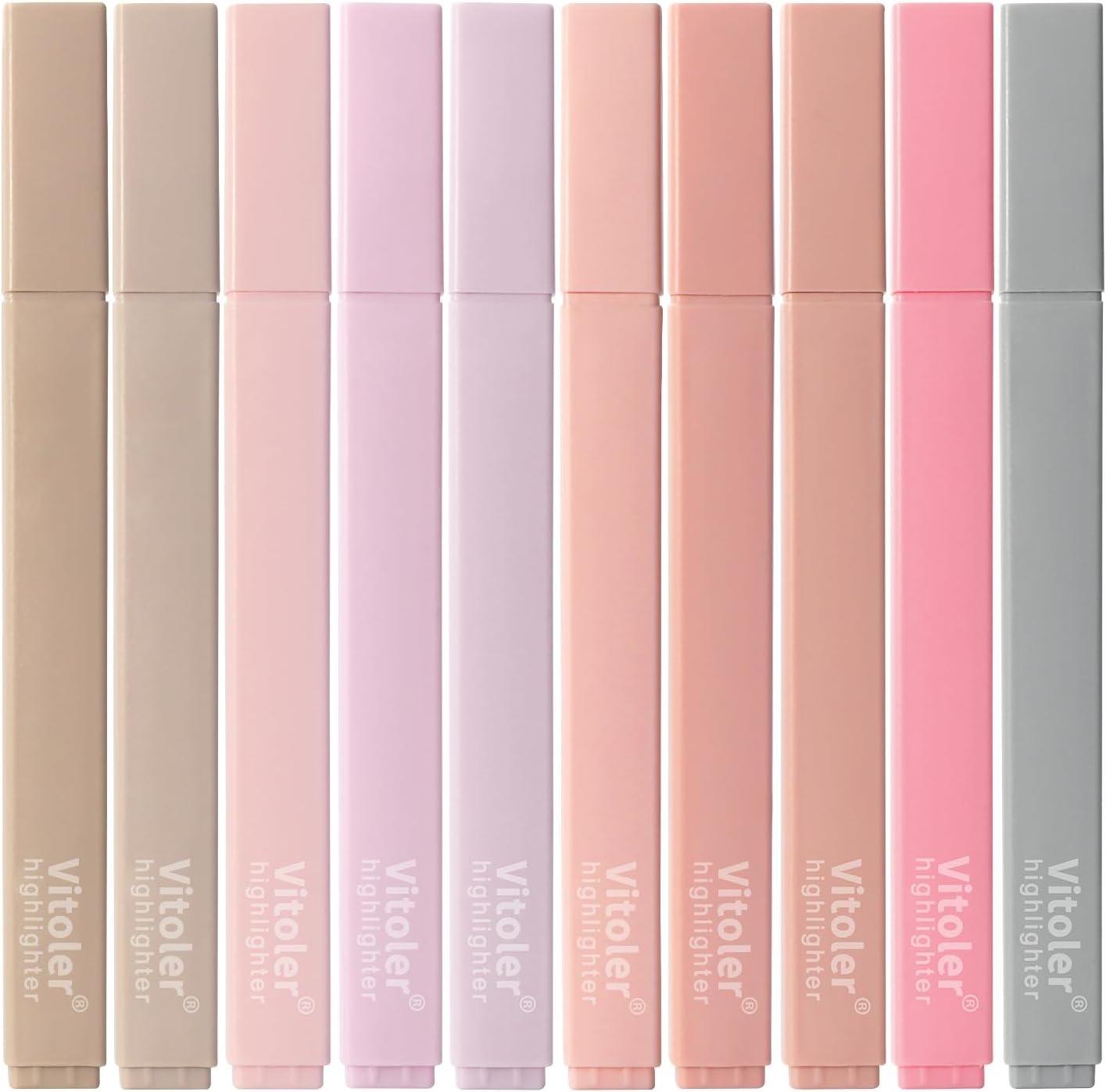Highlighters Assorted Colors,10Pcs Pastel Highlighter No Bleed,Chisel Tip Bible Highlighters,Book Highlighter Bible Study Supplies