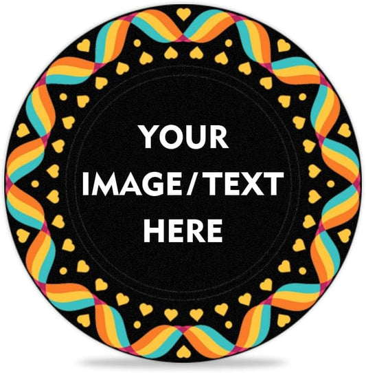 100 PCS 37mm Plastic Poker Chips, Personalize Your Chips with Logo and Text, for Bingo Game, Chess Room, Casino Theme Party