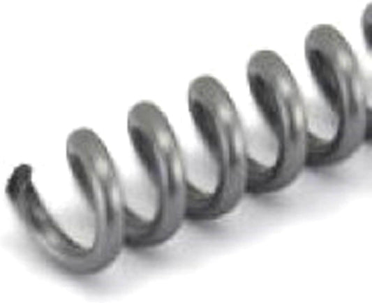 TruBind 6mm (1/4 in.) Spiral Binding Coils for Reports, Presentations and Proposals | 4:1 Pitch | 12 in. Length | Silver | 30 Sheets Binding Capacity | 100 Pack
