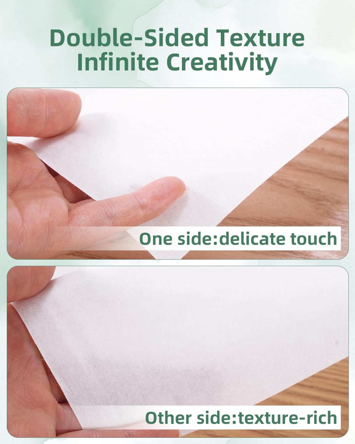 ANXINZENITH Artist Teabag Paper Roll:13.8"x984",Wet-Strength,DIY Art Material for Mixed Media,Painting,Collaging,Cyanotyping,Origami,and Printmaking