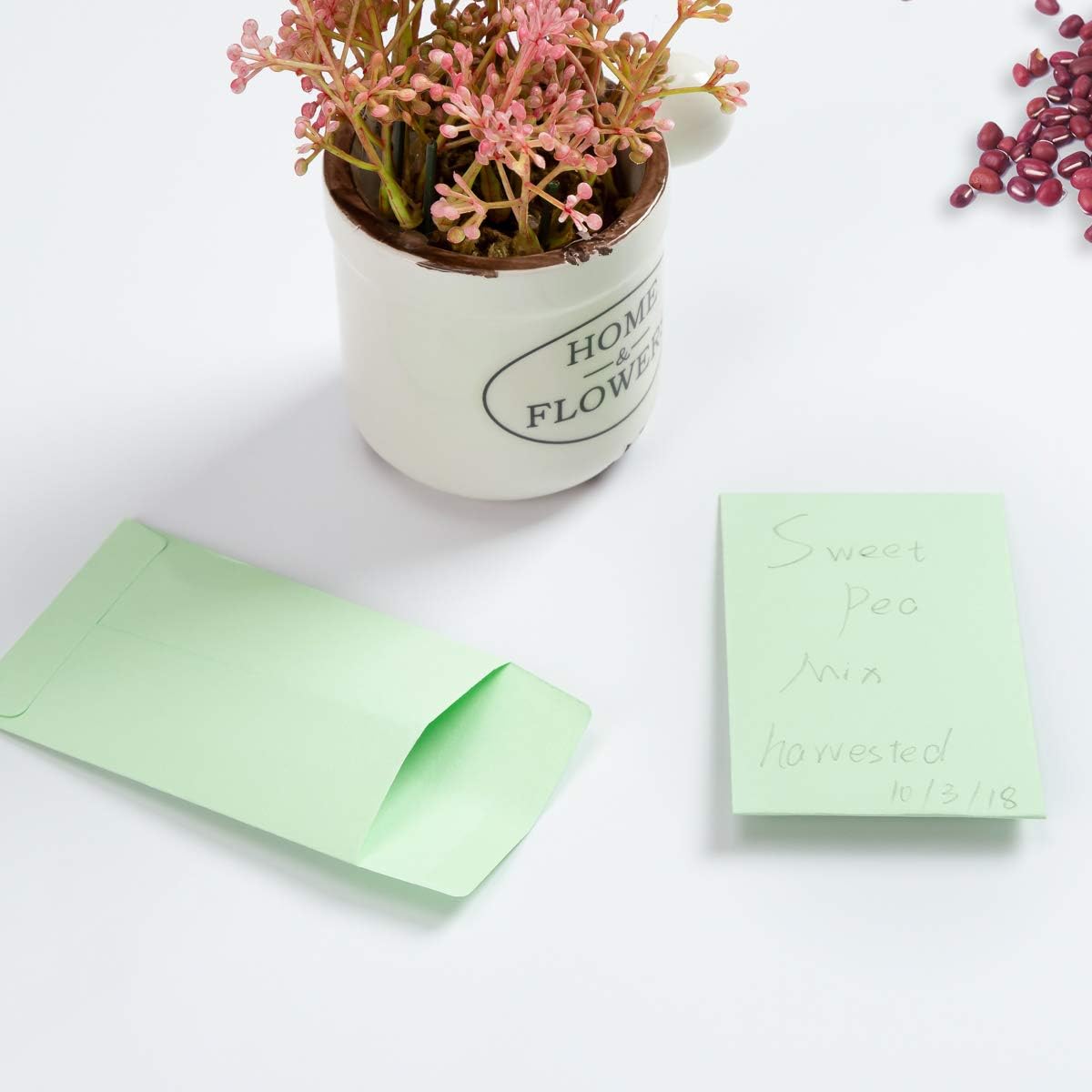 100 Pieces Colorful Small Coin Envelopes Self-Adhesive Seed Envelopes Mini Parts Small Items Storage Packets Envelopes for Garden, Office or Wedding Gift (2.25×3.5 inch)