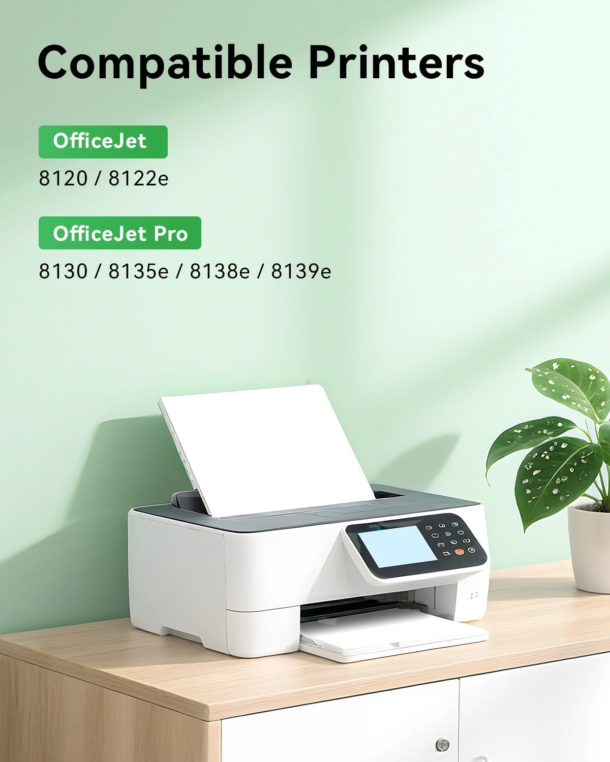 923 923e Ink Cartridges with chip Printers 4-Pack High Yield Black Cyan Magenta Yellow Replacement for HP 923 923e 923XL Ink Compatible for OfficeJet Pro 8135e 8138e 8139e 8122e 8120 8123 8130 8133