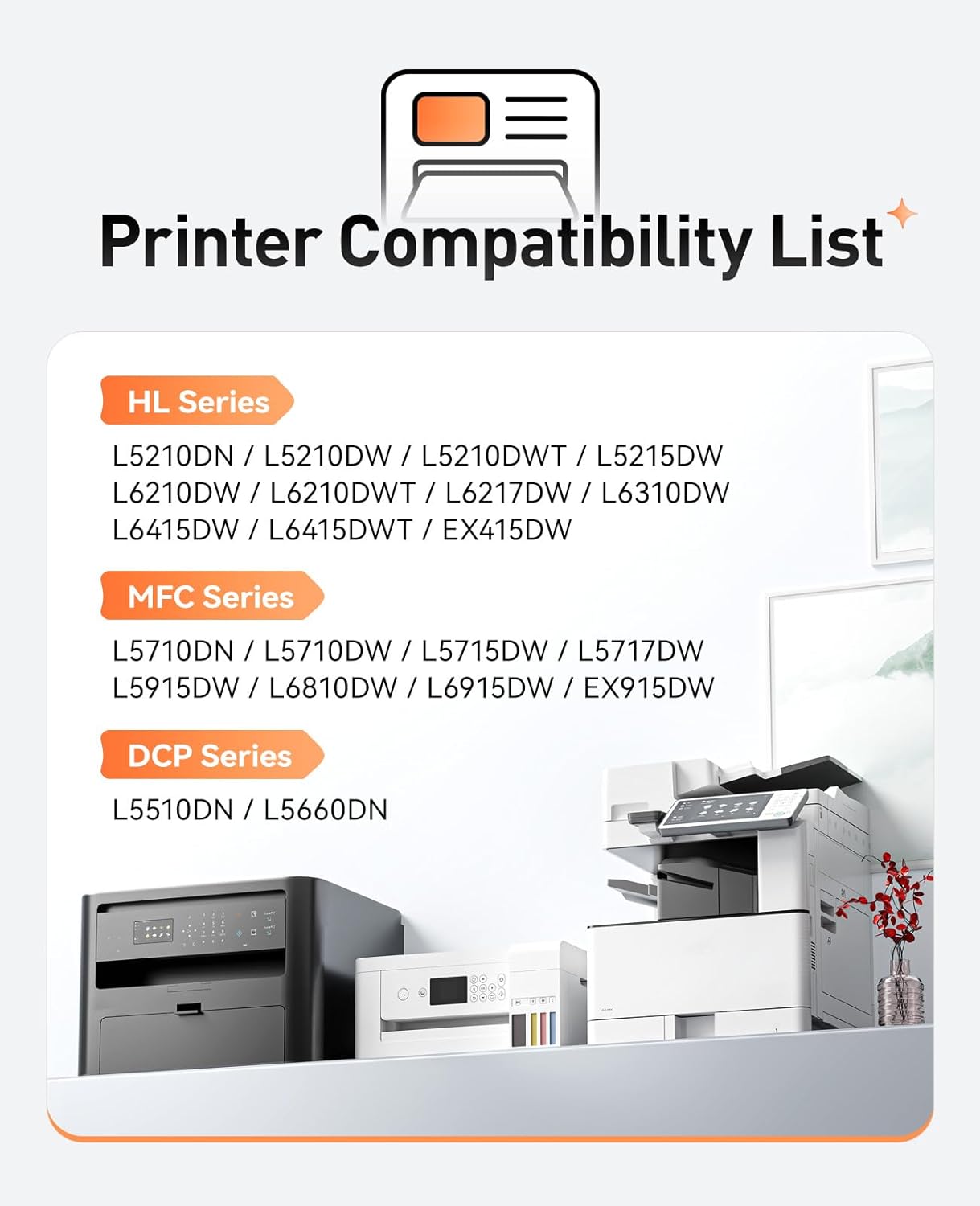 TN920XXL Toner Cartridge High Yield Compatible for Brother TN920 TN-920XXL TN920XL HL-L6210DW HL-L6210DWT HL-L5210DN HL-L5210DW HL-L5210DWT HL-L6310DW MFC-L5710DW DCP-L5510DN Printer Ink Black 2-Pack