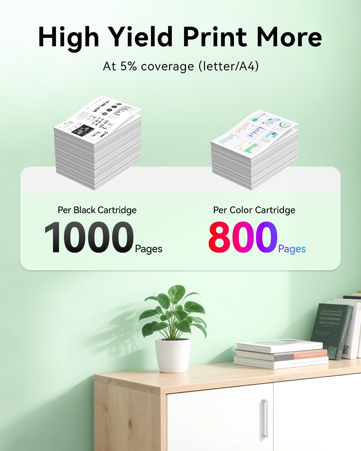 923 923e Ink Cartridges with chip Printers 4-Pack High Yield Black Cyan Magenta Yellow Replacement for HP 923 923e 923XL Ink Compatible for OfficeJet Pro 8135e 8138e 8139e 8122e 8120 8123 8130 8133