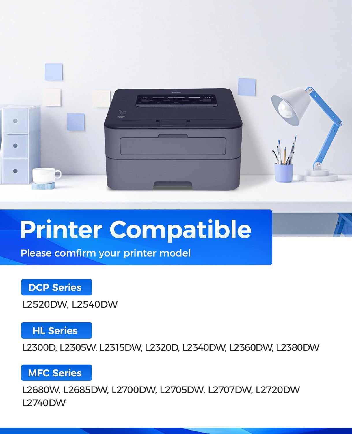 TN630 Black Toner Cartridge 2-Pack Replacement Compatible for Brother TN-630 TN660 TN-660 HL-L2380DW HL-L2320D HL-L2340DW DCP-L2540DW MFC-L2700DW MFC-L2720DW HL-L2300D HL-L2360DW MFC-L2740DW Printer