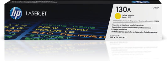 HP 130A Yellow Toner Cartridge | Works with HP Color LaserJet Pro MFP M176, M177 Series | CF352A