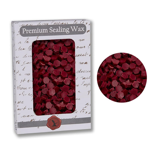 Burgundy Premium Sealing Wax Beads 2 OZ. 350 pcs +