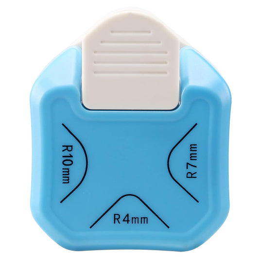 LOONENG 3 Way Rounded Corner Punch, 4mm, 7mm, 10mm 3 in 1 Corner Cutter for Paper Crafts, Laminator, Cardstock, DIY Projects, Photocards, Card Making and Scrapbooking