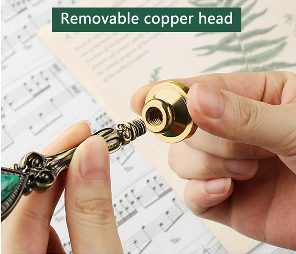 Fancy Letter F Wax Seal Stamp Set, European Style Kit Gift Box, Vintage Personalized Stamp for Letters, Cards, Invitations