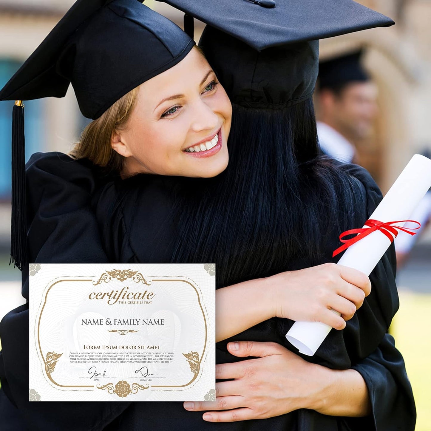 100 Sheets White Shimmer Cardstock 8.5 x 11 Certificate Paper, Goefun 80lb Pearlescent Paper for Invitations, Certificates, Crafts, DIY Cards