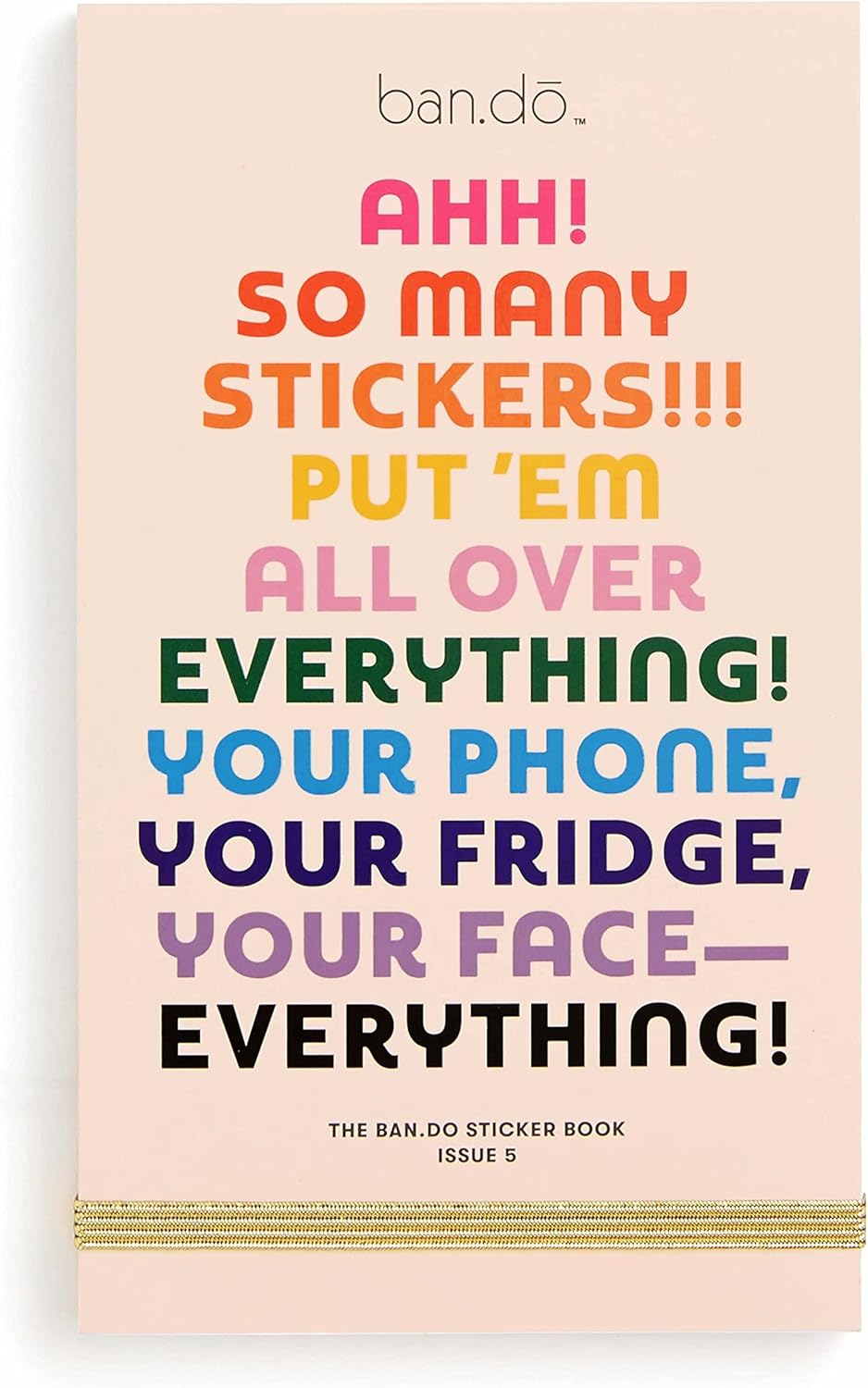 ban.do Planner Sticker Book with Over 700 Assorted Stickers, 35 Pages of Colorful Unique Stickers for Journals/Calendars, Issue 5