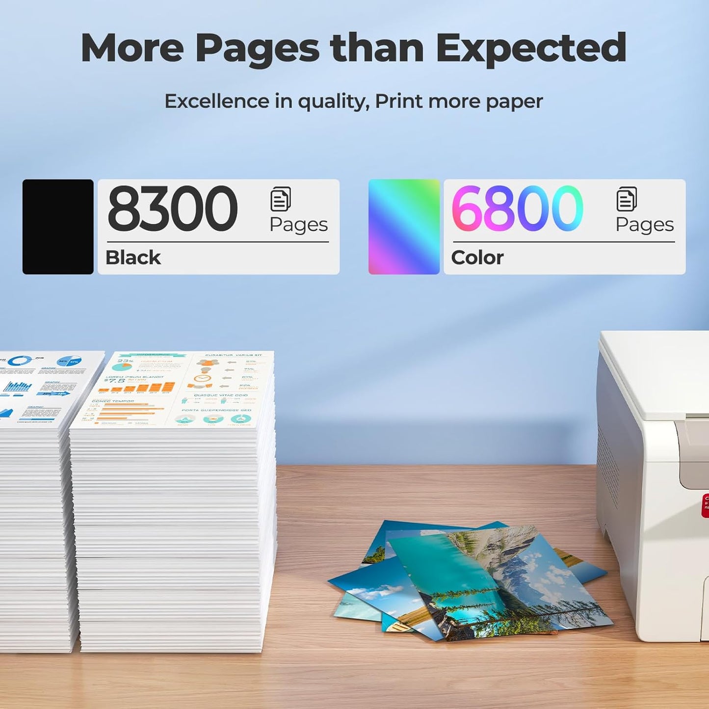 502 Ink Refill Bottles ET-2850 ET-3760 ET-3850 Replacement for 502 Ink Bottles (5 Pack) for ET 2850 ET 3850 ET-4850 ET-2760 ET3760 2850 ET-4760 ET-3830 ET-3843 ET-2750 ET-3750 ET4750 ET-15000 Printer