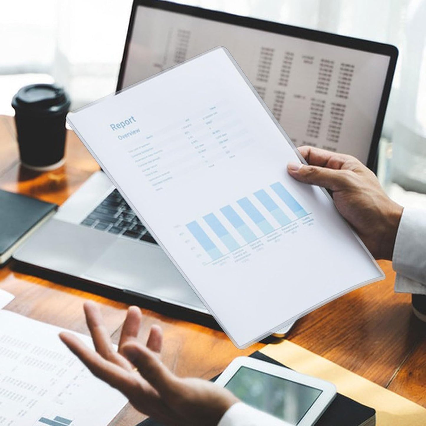 8.5" x 11" Hard Plastic Sheet Protectors, Rigid Clear Waterproof Protectors, Paper Sleeves Photo Plastic Sleeves (14 Pack)