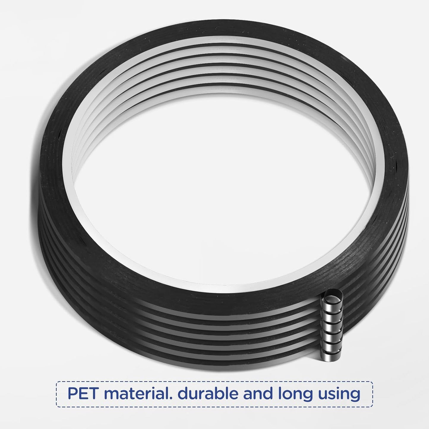 6 Rolls 1/8 Whiteboard Tape - Thin Dry Erase for Art, Charts & Whiteboards - Pinstripe Paper Tape, 108 Feet per Roll